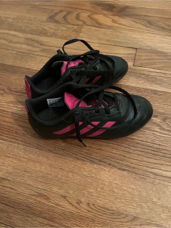 adidas Other - Girls adidas Kids Black and Pink Soccer Cleats
